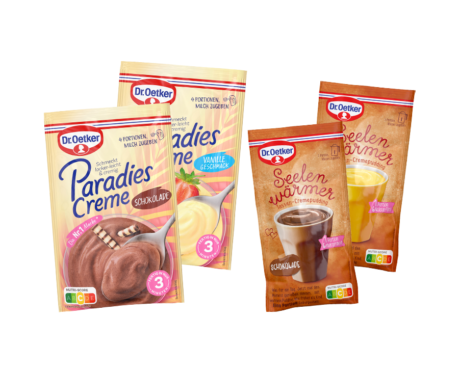 Dr. Oetker Seelenwärmer & Paradies Creme
