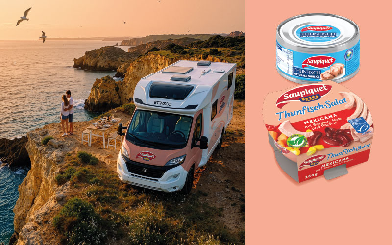 REWE Kassenbon Gewinnspiel mit Saupiquet