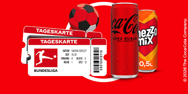 REWE Kassenbon Gewinnspiel mit Coca-Cola